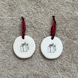 Set of Two Rae Dunn Ornaments